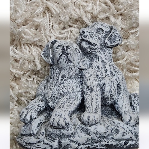Mount St. Helens Volcanic Ash Sculpture Labrador Retriever Dog Lab Hand Crafted* - Picture 8 of 12